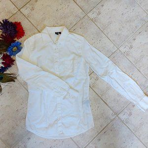 White fitted shirt Simons